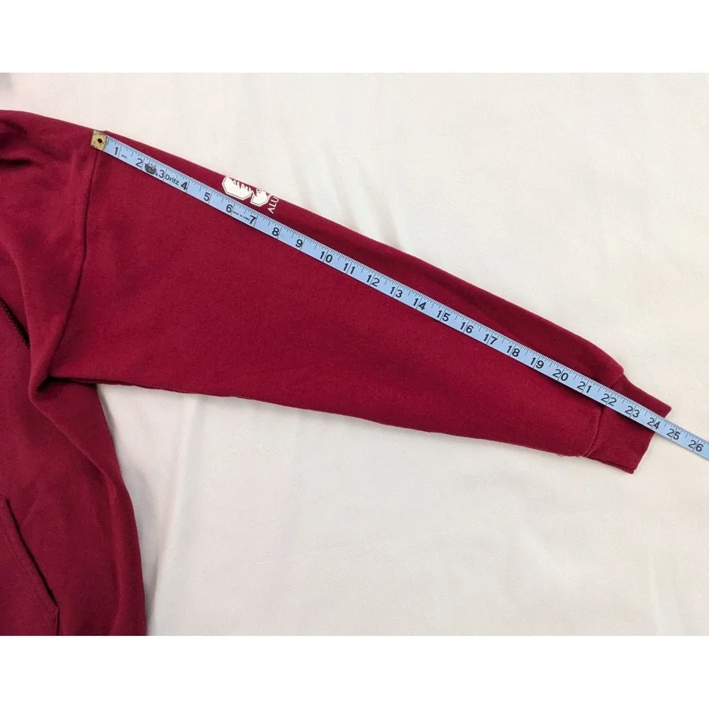 Stanford University Alumni Sweatshirt Hoodie Red Nerd Nation Small S